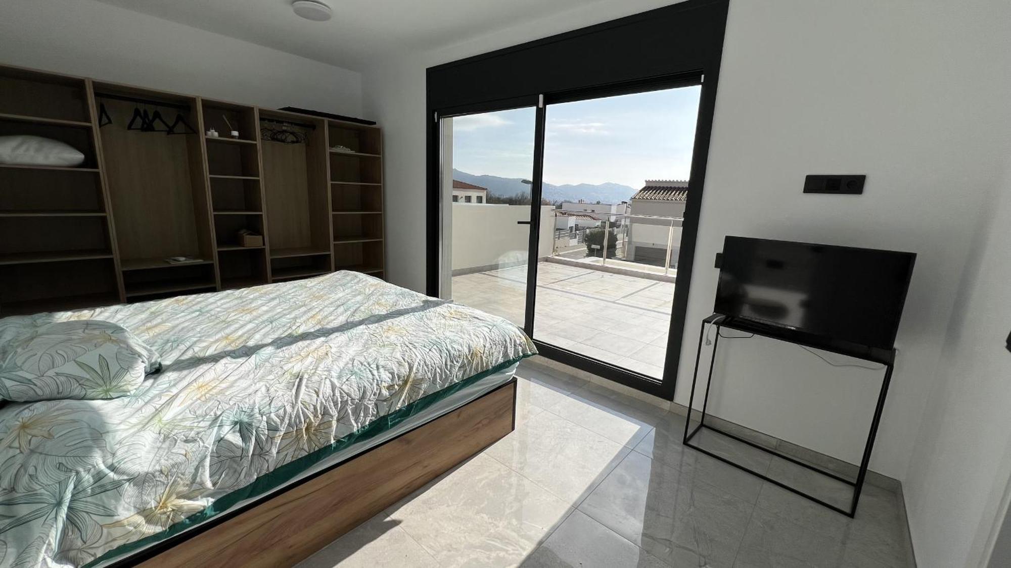 Casa Moderna Roses Con Piscina Y Jardin Mas Bosca, Roses Villa Palau Saverdera Kültér fotó