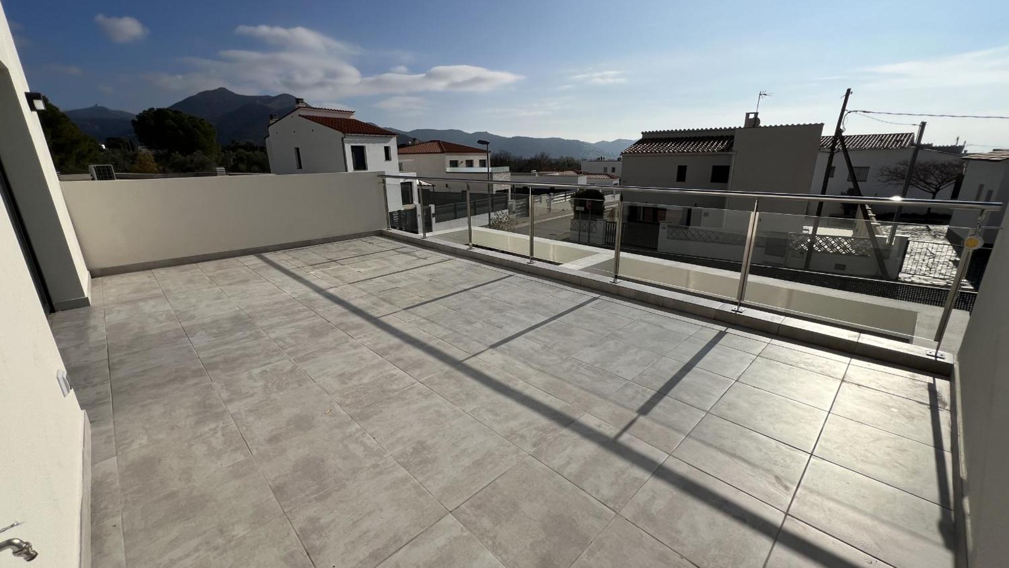 Casa Moderna Roses Con Piscina Y Jardin Mas Bosca, Roses Villa Palau Saverdera Kültér fotó